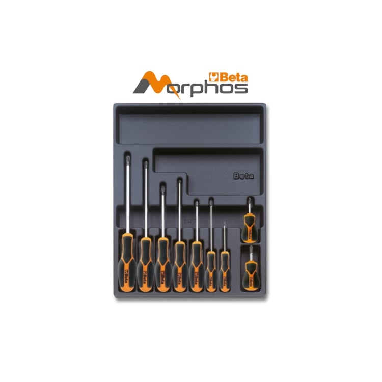 Beta T168MH Harde Inlegbak met 9 Gereedschap - 024240184