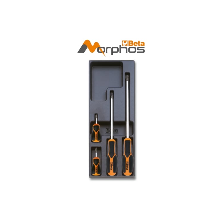 Beta T204MH Harde Inlegbak met 4 Gereedschap - 024240242