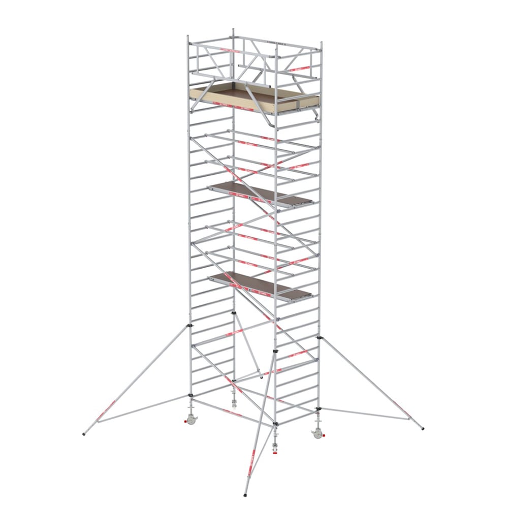Altrex RS TOWER 32 rolsteiger | 9.20 m | 1.35 m | 2.45 m houten platform | Schoren - T320006