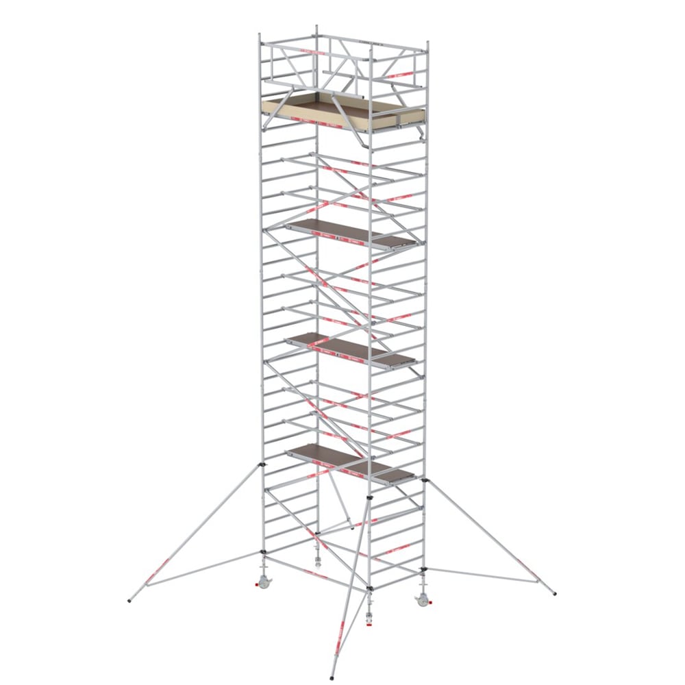 Altrex RS TOWER 32 rolsteiger | 10.20 m | 1.35 m | 2.45 m houten platform | Schoren - T320007