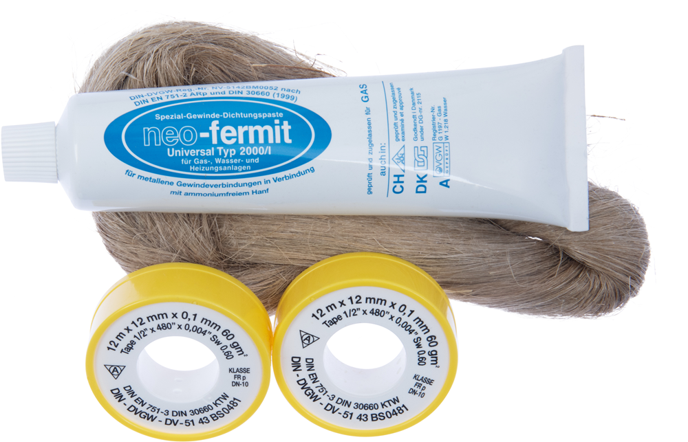 Cornat Dichtingset Hennep+Neofermit+Teflon - T380501