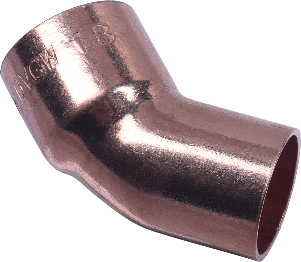 Cornat Cu-Soldeer Knie 1S 45Gr 18Mm (1St) - T504018
