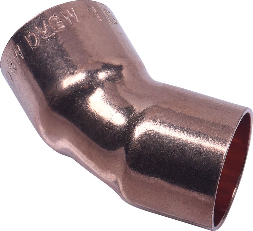 Cornat Cu-Soldeer Knie 2S 45Gr 18Mm (1St) - T504118