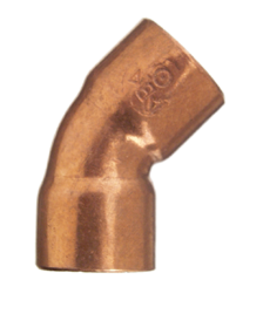 Cornat Cu-Soldeer Knie 2S 45Gr/18 (10St) - T564118
