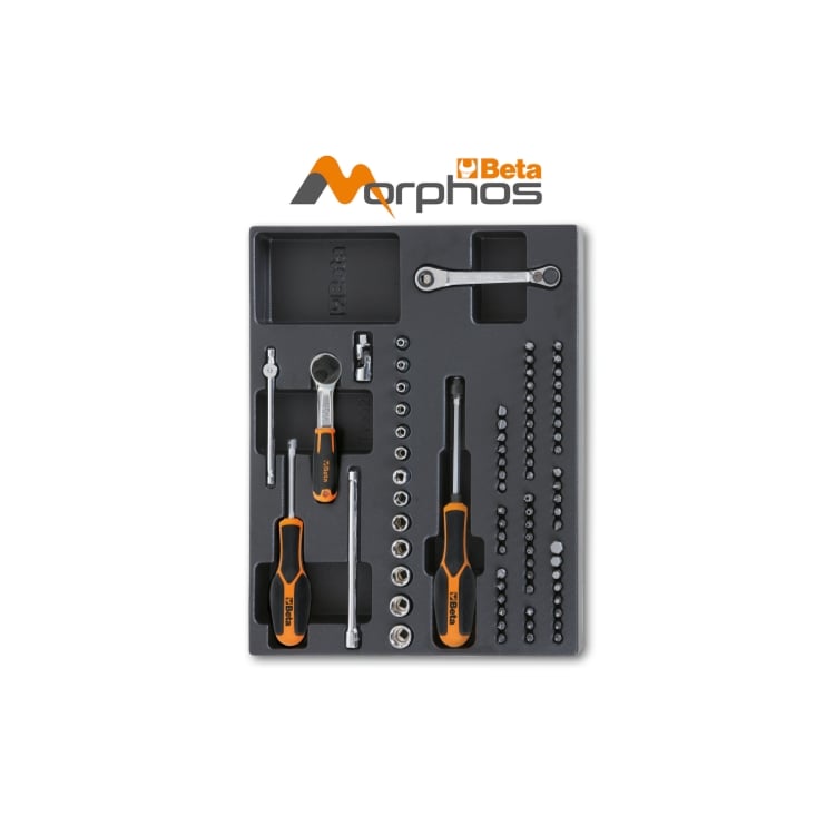 Beta T85MH Harde Inlegbak met 81 Gereedschap - 024240088