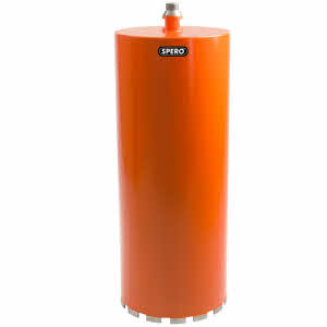 Spero 200mm Beton Diamantboor Dunwandig R1 2 Nat gebruik lengte 400mm S800800