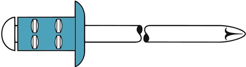 Gesipa Blindklinknagel | blindkl.nagelsteel DxL 4,8 x 17 mm | RVS | 500 stuks - 1433916 1433916