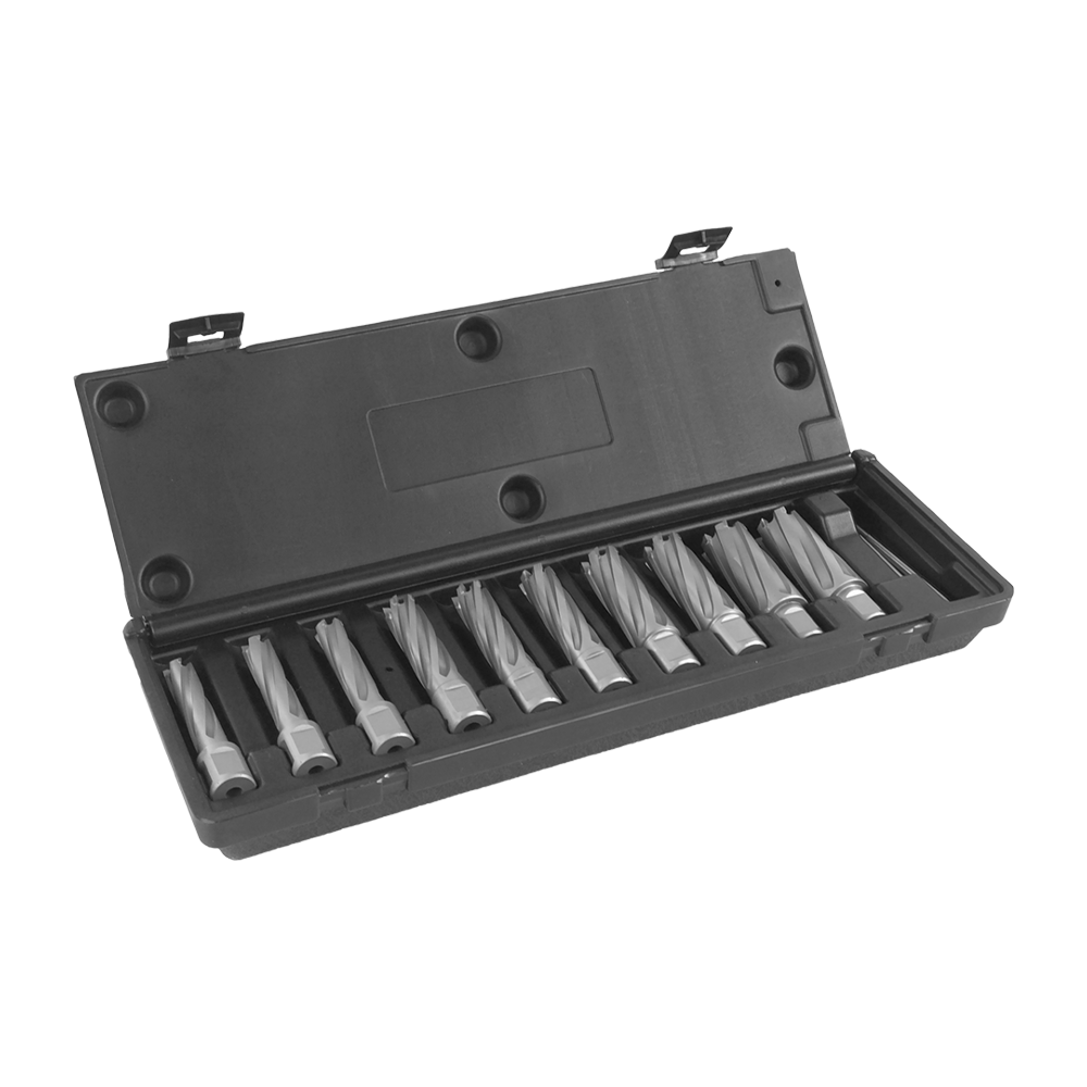Euroboor TCT kernboorset lang 10-delig inch - TCT.KIT/10L-I1