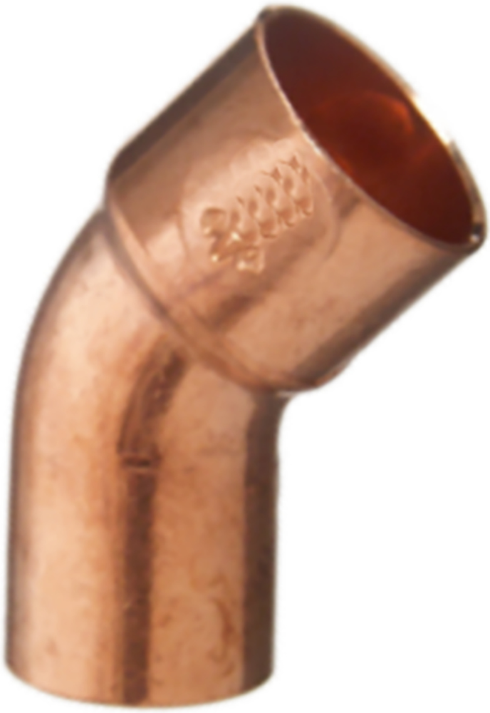 Cornat Cu-Soldeer Knie 1S 45Gr 15Mm (2St) - TD504015