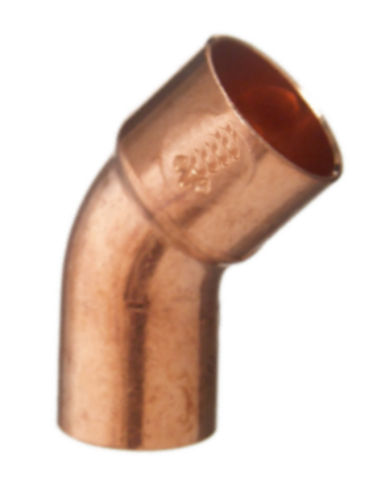 Cornat Cu-Soldeer Knie 1S 45Gr 18Mm (2St) - TD504018