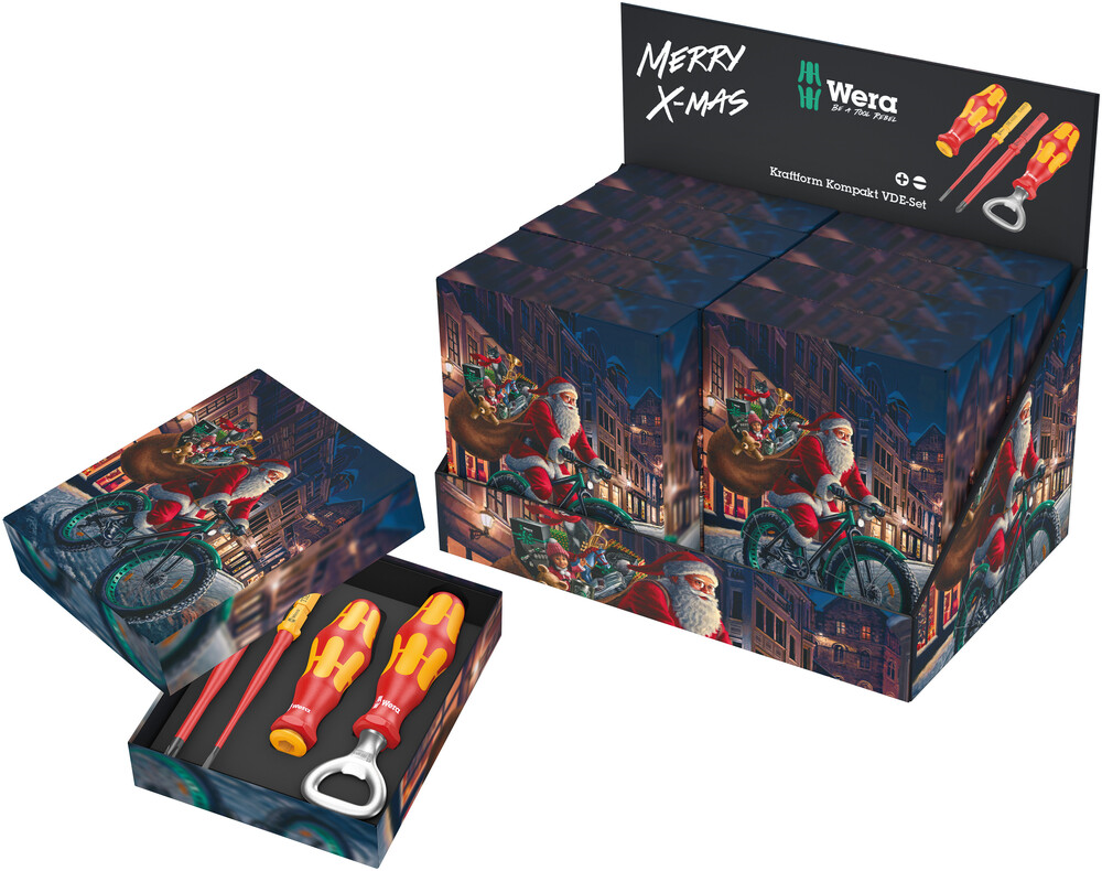 Wera kerst Kraftform Kompakt VDE set Kerst 2024