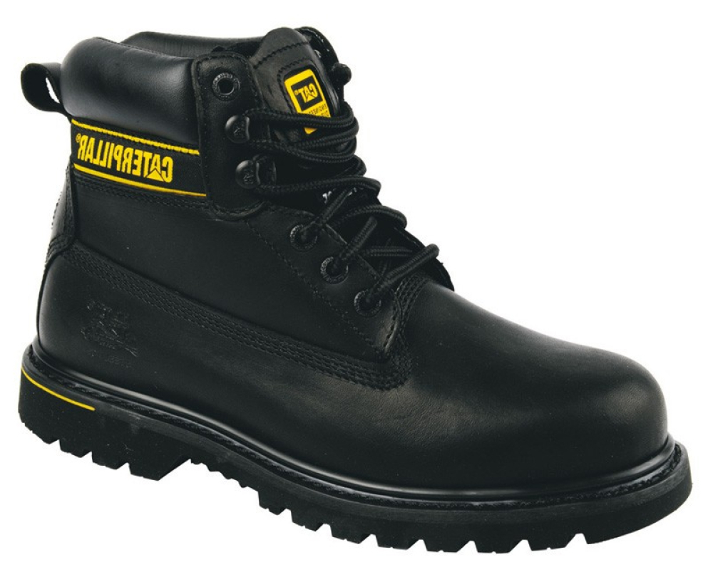 CAT Holton 708030 Hoog S3 Goodyear Welted zool | Werkschoen | Zwart | Maat 46 - 11.030.004.46 11.030.004.46