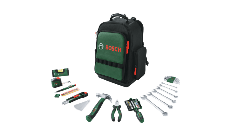 Bosch Groen Gereedschapsrugzakset | 60-delig - 1600A02ZA1
