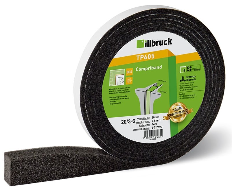 Illbruck TP610 ILLMOD COMPRI | 15/2-3 | 5 pak a 4 rollen van 10 meter - TP610358039