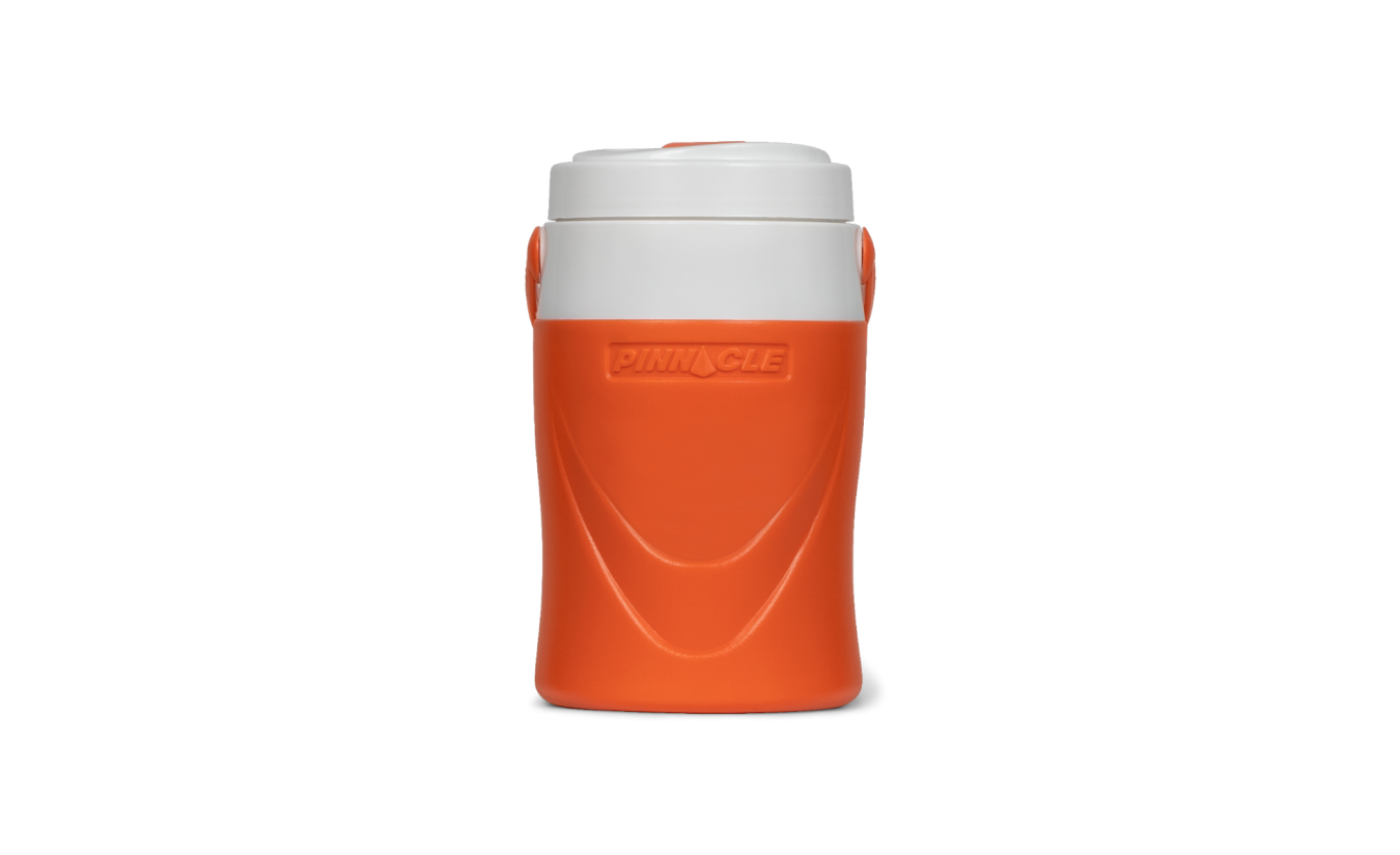 Pinnacle Platino 1/2 Gallon - Geïsoleerde Drankdispenser / Drankkoeler met kraantje - 1,89 Liter - Oranje