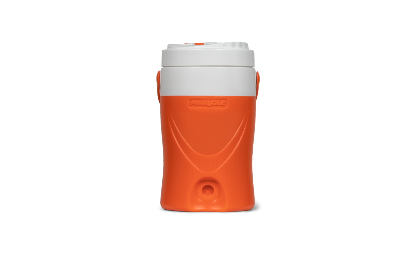 Pinnacle Platino 1 Gallon - Geïsoleerde Drankdispenser / Drankkoeler - 3,78 Liter - Oranje