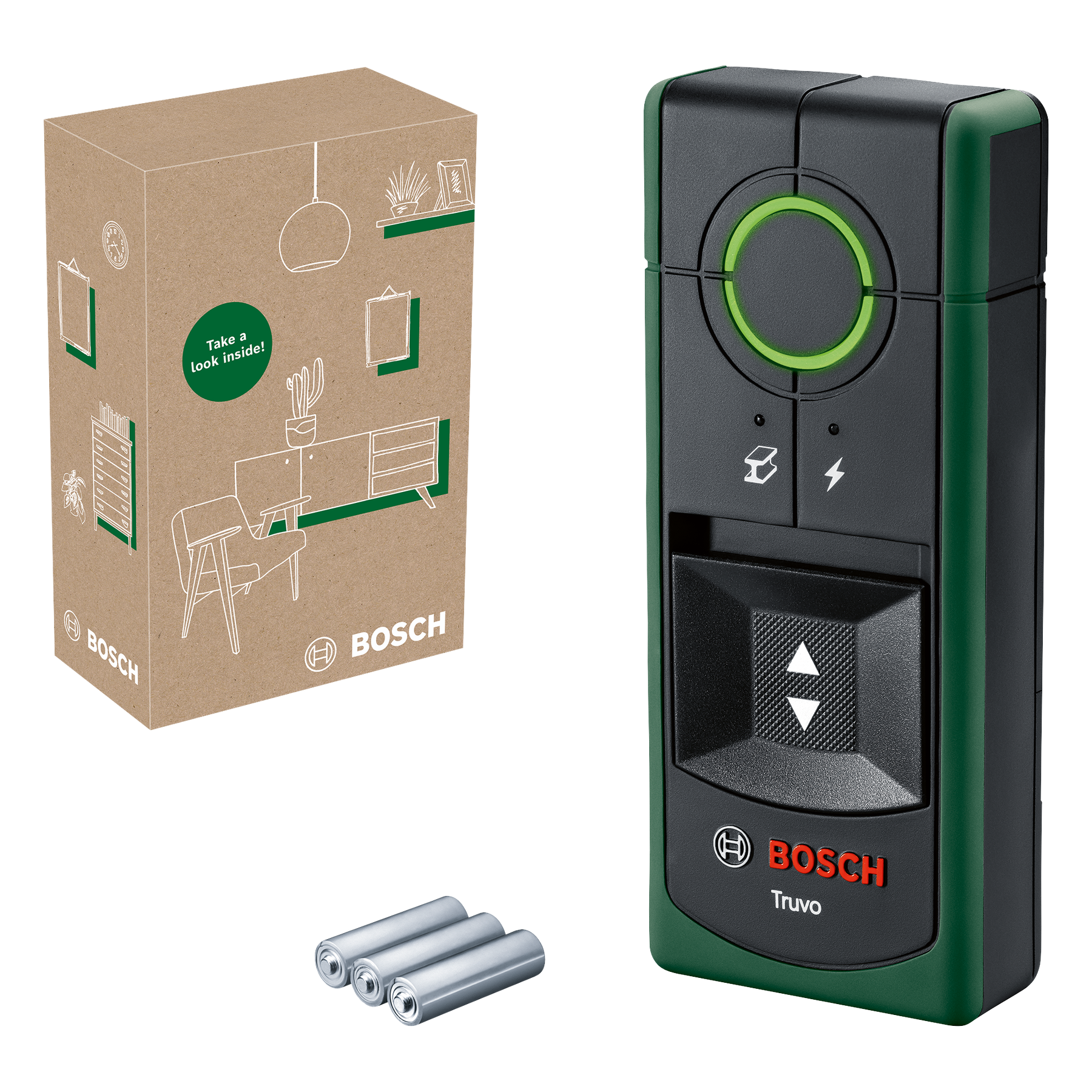 Bosch Groen Truvo Detector | Inclusief Batterijen - 06036812Z0