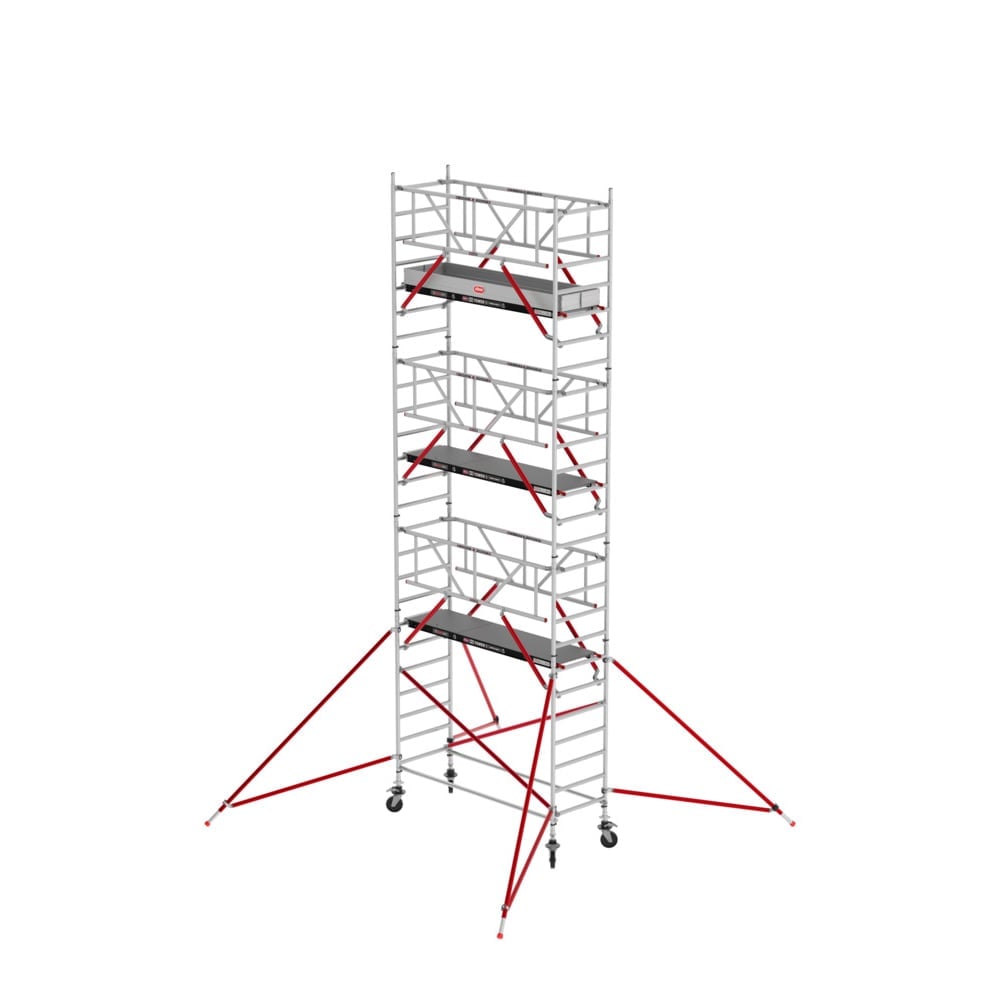 Altrex RS TOWER 51 PLUS rolsteiger | 8.20 m | 0.90 m | 2.45 m houten platform | Safe-Quick + schoren - TX511037