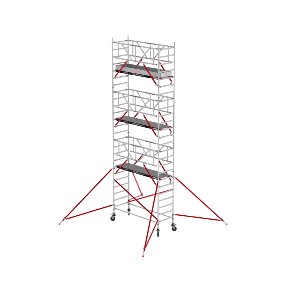 Altrex RS TOWER 51 PLUS rolsteiger | 8.20 m | 0.90 m | 2.45 m Fiber-Deck platform | Safe-Quick + schoren - TX511038