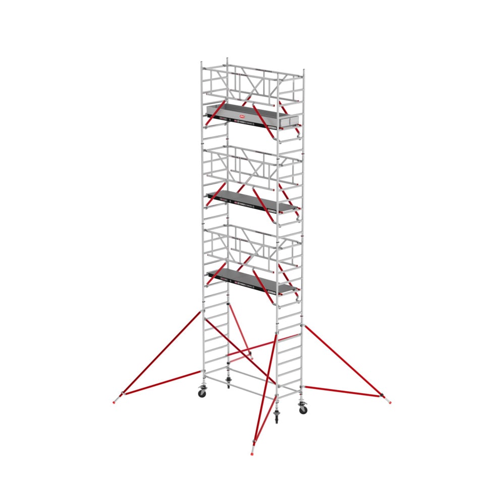 Altrex RS TOWER 51 PLUS rolsteiger | 9.20 m | 0.90 m | 2.45 m Fiber-Deck | Safe-Quick + schoren - TX515112