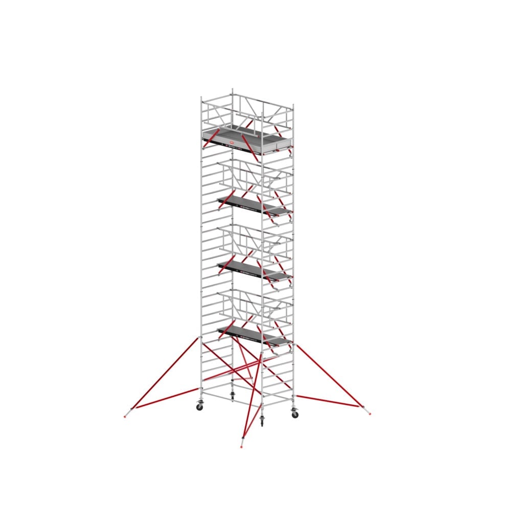 Altrex RS TOWER 52 rolsteiger | 10.20 m | 1.35 m | 2.45 m Fiber-Deck platform | Safe-Quick + schoren - TX520056