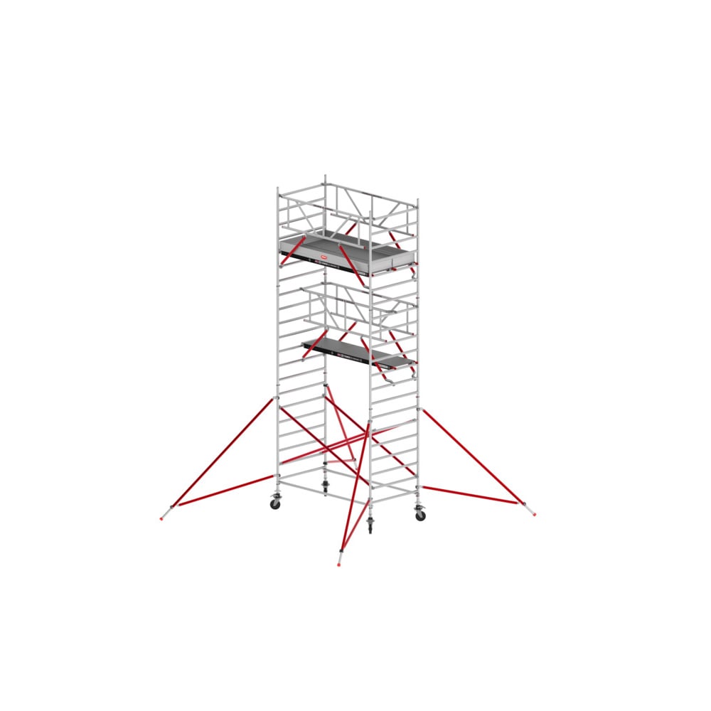 Altrex RS TOWER 52 rolsteiger | 7.20 m | 1.35 m | 2.45 m houten platform | Safe-Quick + schoren - TX525013