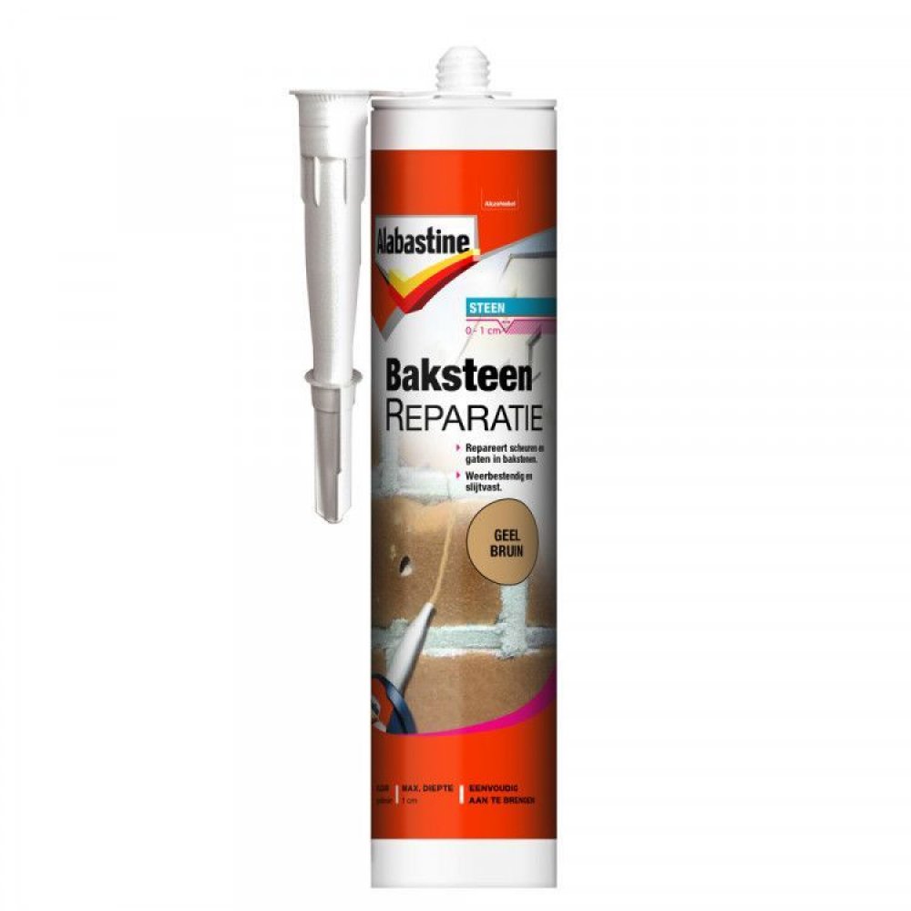 Alabastine Baksteenrep. Geel-Bruin 310Ml - 5233723 - 5233723