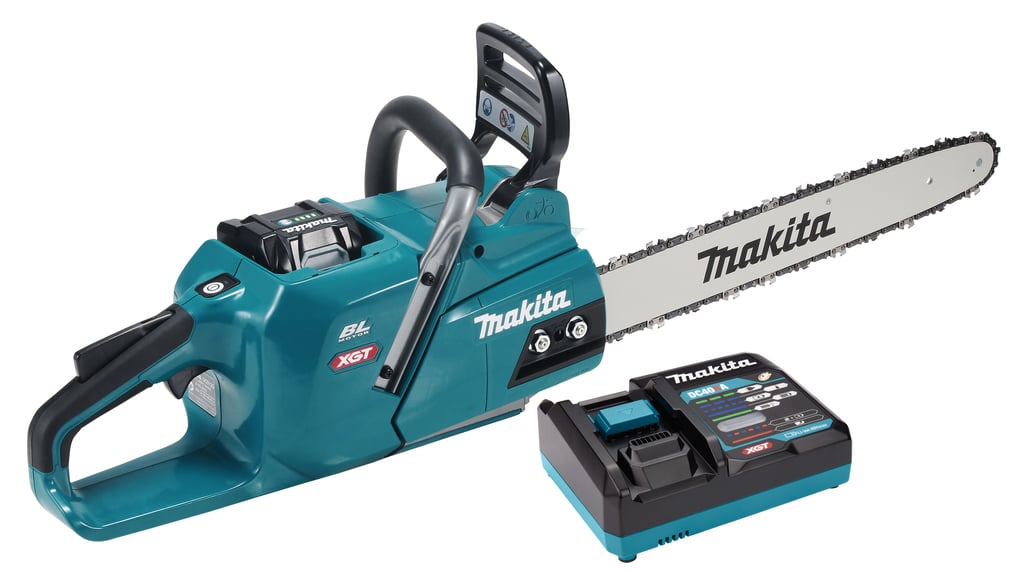 Makita UC013GT101 | XGT 40 V Max kettingzaag 45 cm | 5,0 Ah accu (1 st) | snellader | in doos UC013GT101