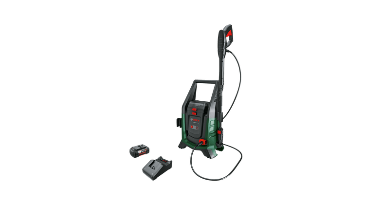 Bosch Groen Accu hogedrukreiniger UniversalAquatak 36V-100 | 1 x 4,0 Ah accu + AL 36V-20 lader - 06008C7002
