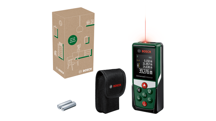 Bosch Groen UniversalDistance 40C Laserafstandsmeter | Inclusief Batterijen - 06036721Z0