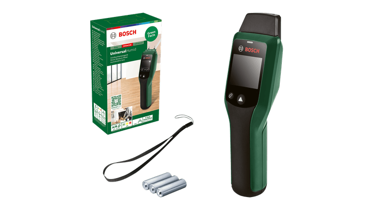 Bosch Groen UniversalHumid Vochtmeter | Inclusief Batterijen - 06036880Z0