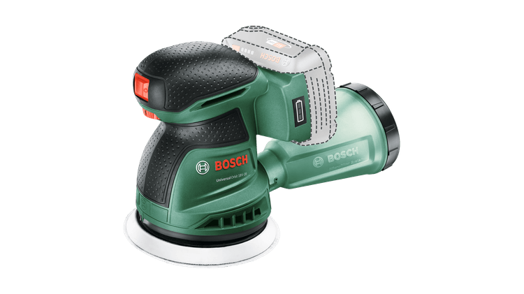 Bosch Groen universalOrbit 18V-20 Accu-excenterschuurmachine | Exclusief Accu&apos;s en Lader - 06033E4100