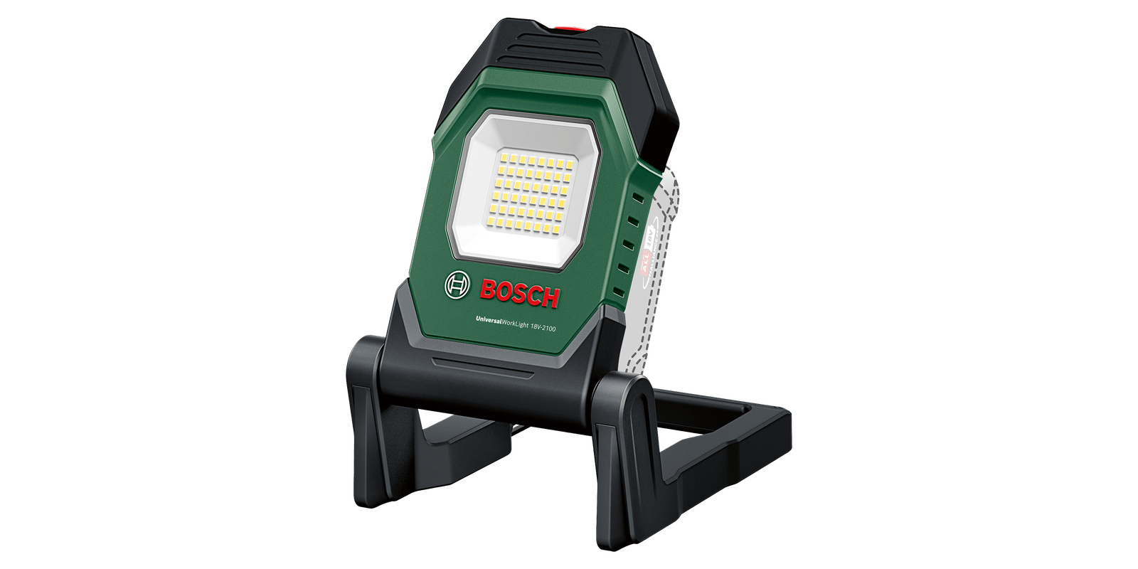 Bosch Groen UniversalWorklight 18V-2100 BT Accu Werklamp | Zonder accu en lader - 06039A1300