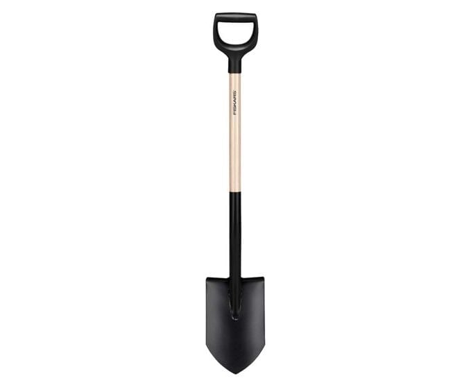 Fiskars Solid Spade met Houten Steel | Spits FSC - 1066721