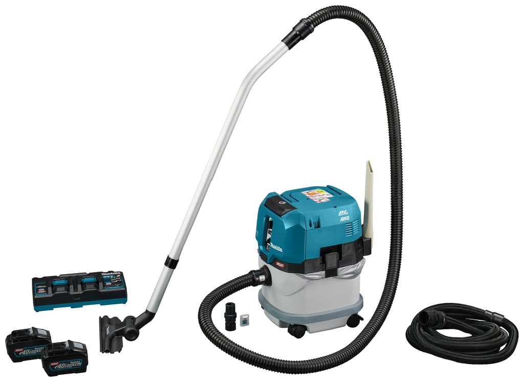 Makita VC004GLT21 | 40 V Max Stofzuiger | Set | 5,0Ah | AWS - VC004GLT21