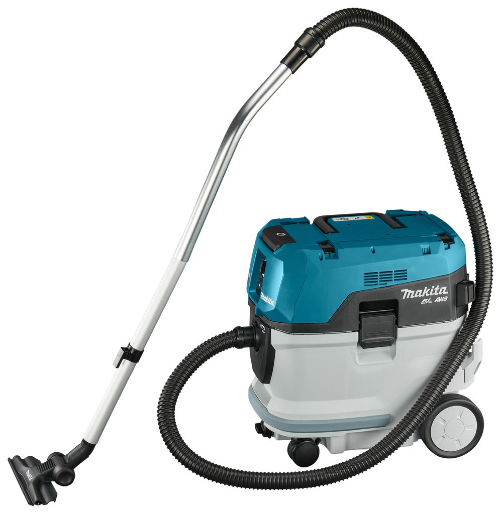 Makita VC007GLZ01 | 2x40V Max Accu Stofzuiger | Nat en droog | L-klasse | AWS | Zonder accu en lader VC007GLZ01