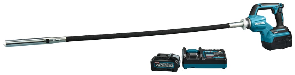 Makita VR003GM101 Betontrilnaald | 40 V Max | 1200 mm | 4.0 Ah accu + snellader | In doos VR003GM101