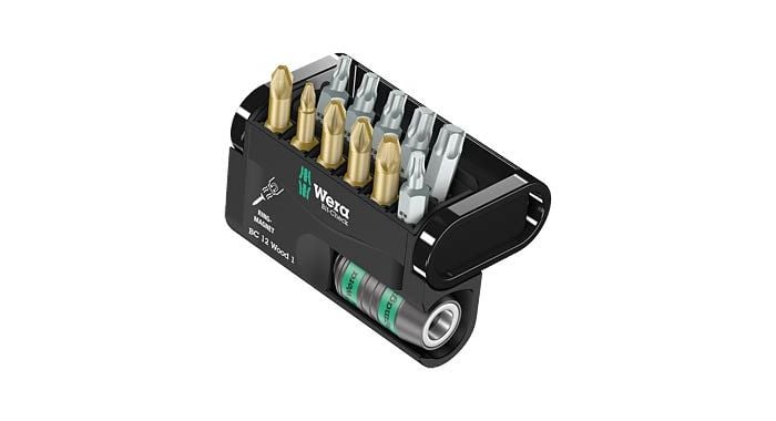 Wera 05136390001 12-delige Bit-Check Wood 1 - 1/4'' - 05136390001