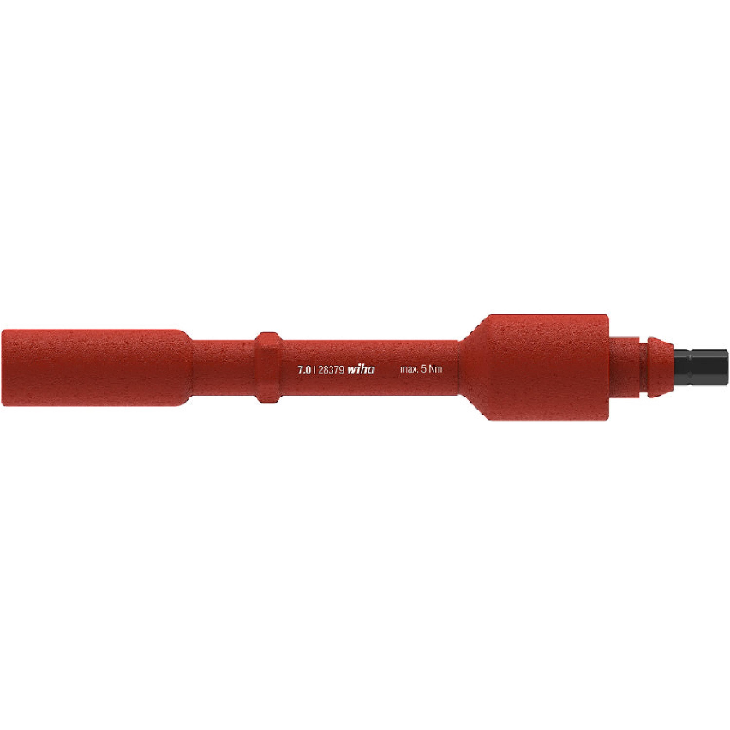 Wiha Wisselschacht electric zeskantdopsleutel 7,0 x 136 mm 5 Nm max. - 38925