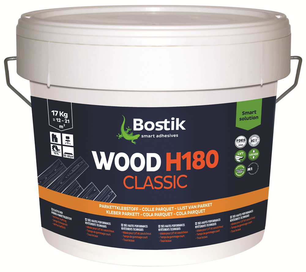 Bostik WOOD H180 CLASSIC | Beige | Emmer 14 kg - 30616178 afbeelding