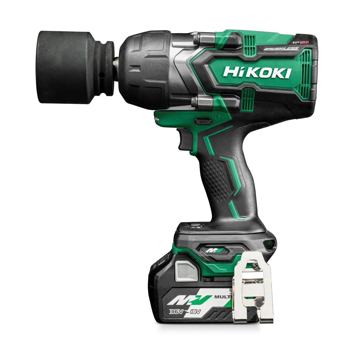 Hikoki WR36DFWRZ | Accu Slagmoersleutel | 36 V | 2.400 Nm | 3/4" | 2 MV accu&apos;s + lader | In HSC III koffer - WR36DFWRZ