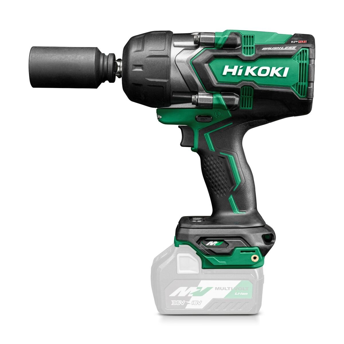 Hikoki - WR36DGW2Z Accu Slagmoersleutel | 1/2" | 36V | BL | 2000 Nm | MV | Zonder accu en lader | In HSC III Koffer - WR36DGW2Z