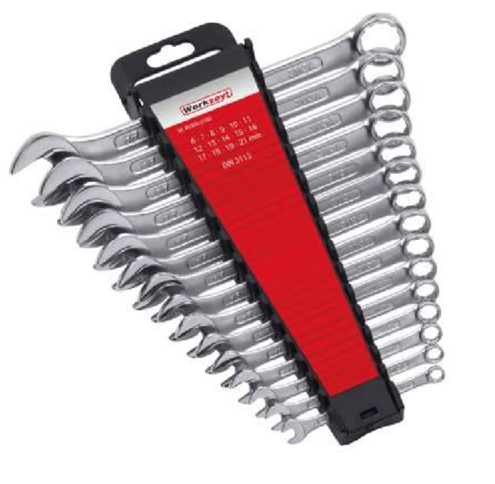 Werkzeyt Ring-Steeksleutelset 15Dlg - WU8910180
