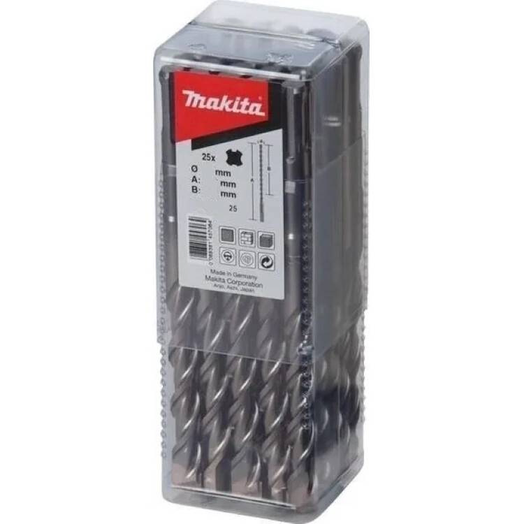 Makita Accessoires PBS: SDS-PLUS 12x210 basic 25x | D-03729-25 - D-03729-25