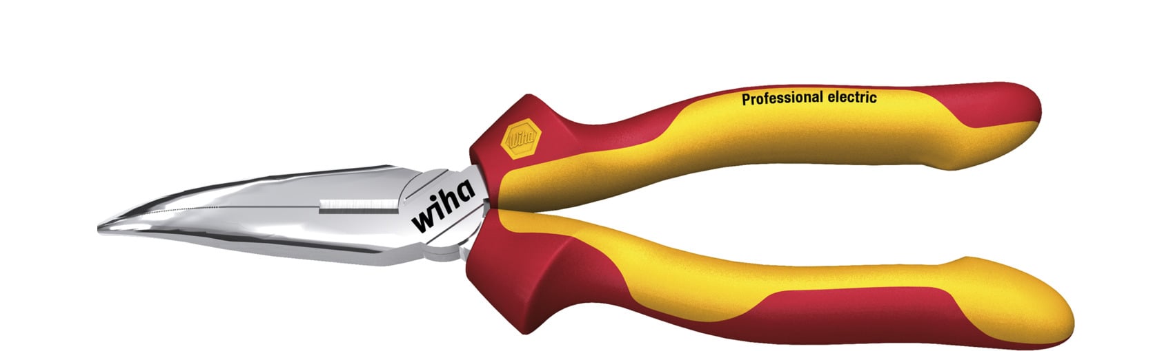Wiha Punttang Professional electric | met snijvlak | gebogen vorm | ca. 40° | 160 mm | 6 1/2" - 26728 - 26728