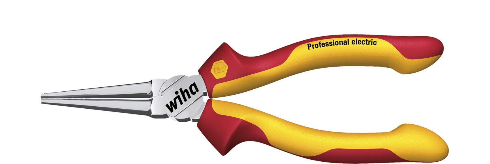 Wiha Lange rondbektang | Professional electric | 160 mm | 6 1/2" - 26735 - 26735
