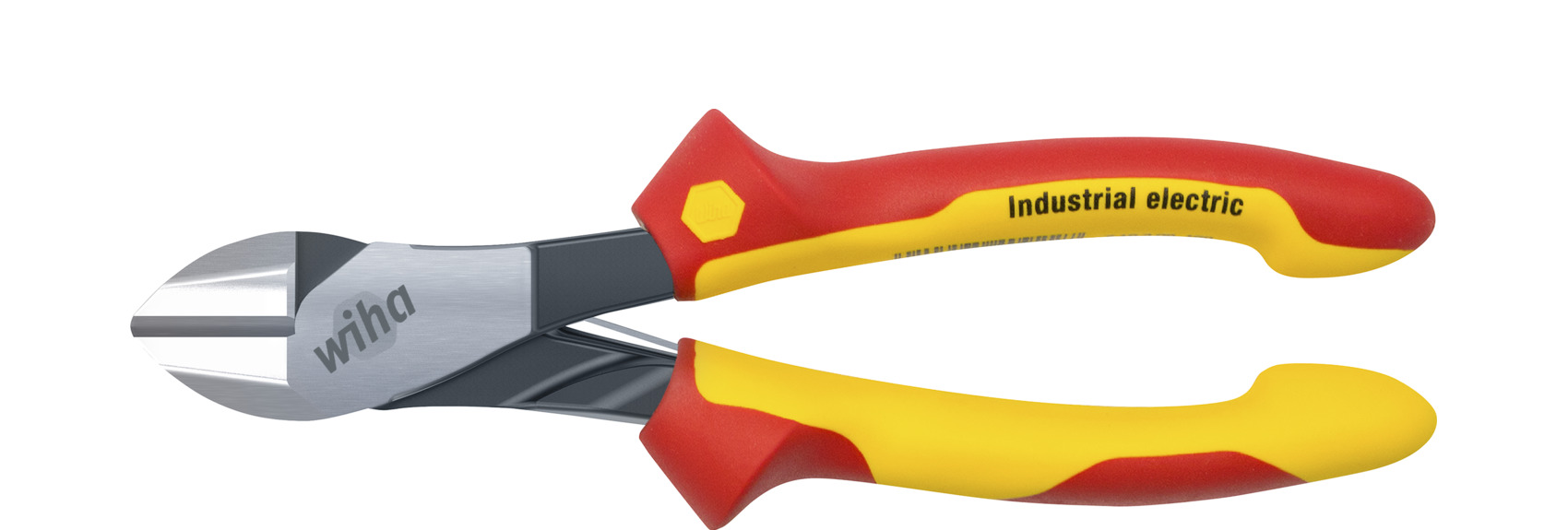 Wiha Krachtzijkniptang Industrial electric met DynamicJoint® met in- en uitschakelbare openingsveer | 200 mm - 41280 - 41280