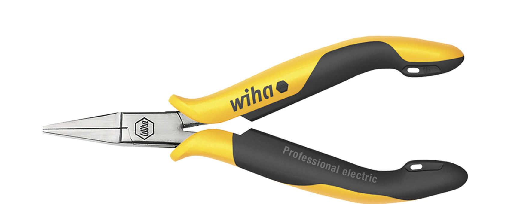 Wiha Platbektang Professional ESD | korte vlakke bekken | 120 mm | 4 3/4" - 26806 - 26806