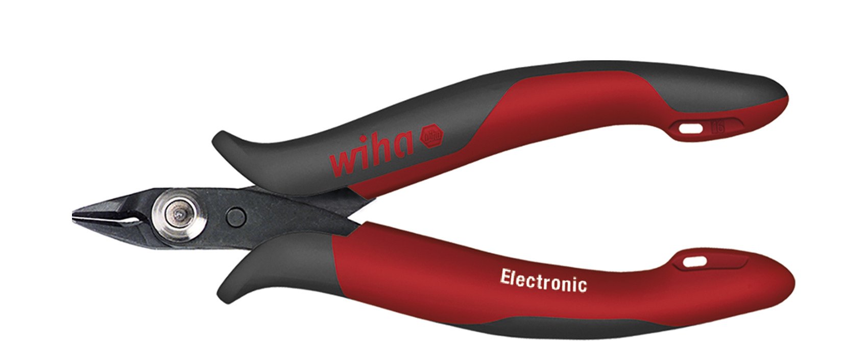 Wiha Zijkniptang Electronic zeer smalle, spitse kop zonder facet | 128mm/5 1/8" - 26812 - 26812