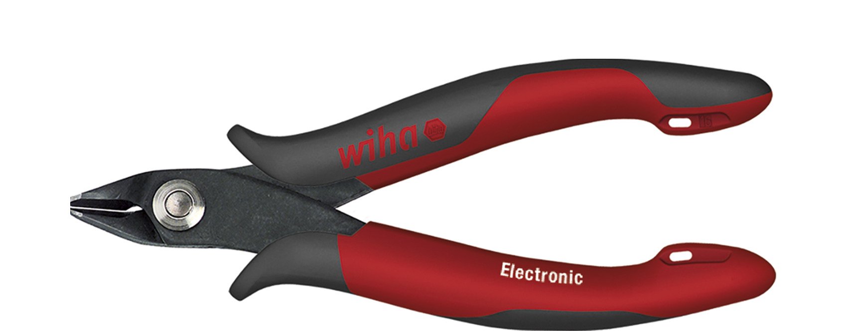 Wiha Zijkniptang Electronic brede, spitse kop met kleine facet | 135mm/5 1/3" - 26815 - 26815